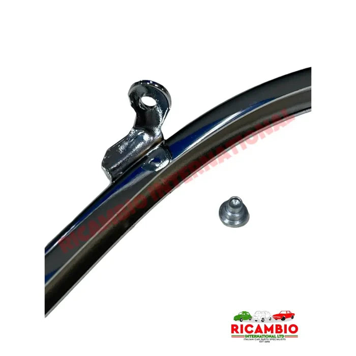 O/S Right Hand Chrome Quarter Light Frame (BEST AVAILABLE) - Classic Fiat 500 D,F,L,R - Glass & Associated Parts