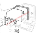 O/S Right Hand Door Glass - Fiat Uno - Accessories