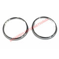 Pair of Chrome Headlamp Bezel - Autobianchi Bianchina - Exterior Trim