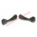 Pair of Chrome Interior Door Handles - Autobianchi Bianchina - Handles - Locks and Catches