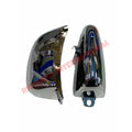 Pair of Chrome Rear Bumper Overiders - Autobianchi Bianchina Series 1 & 2 Transformabile all models - Exterior Trim