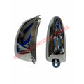 Pair of Chrome Rear Bumper Overiders - Autobianchi Bianchina Series 3 all models including Berlina & Panoramica