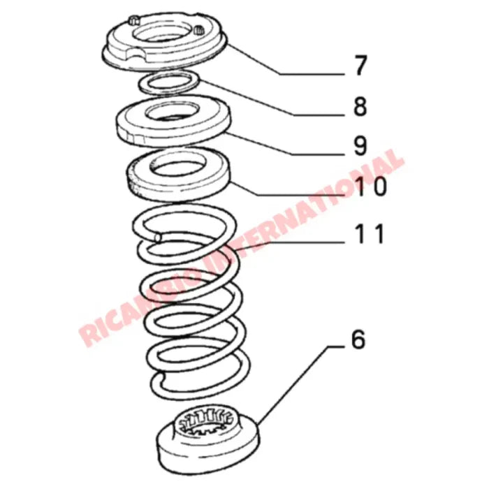 Pair of Front Coil Springs (2) - Classic Fiat Panda - Suspension and Related Parts