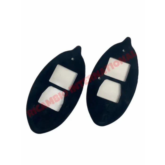 Pair of Front Lamp External Rubber Seal - Autobianchi Bianchina - Lights - Lamps and Lenses