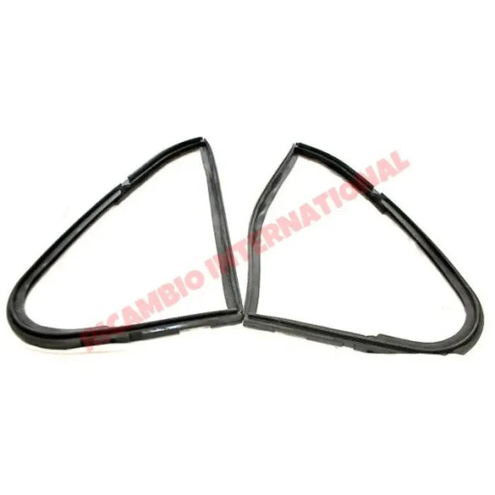 Pair of Front Quarter Light Rubber Seals (Left & Right) - Fiat 600 - Fiat/Seat 600 Parts