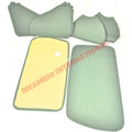 Pastel Blue Door Panel Kit (6 piece kit) - Classic Fiat 500 - Interior Parts and Trim