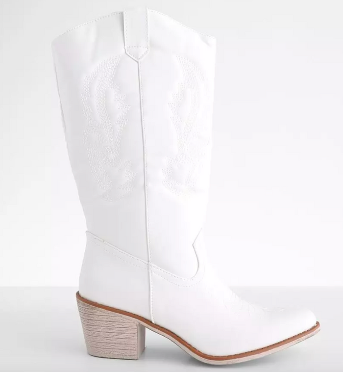 white boot