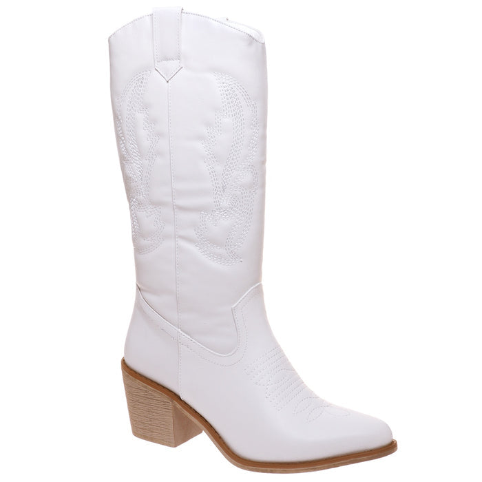 white boot