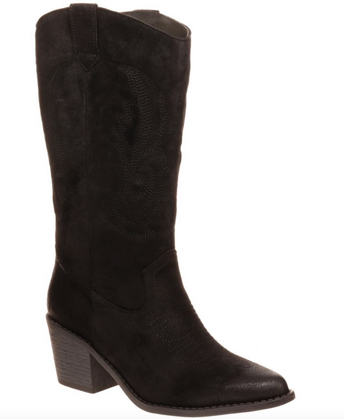 black boot