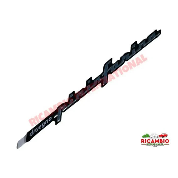 Pininfarina Badge - Fiat Lancia Alfa Romeo Ferrari Maserati - Badges & Emblems