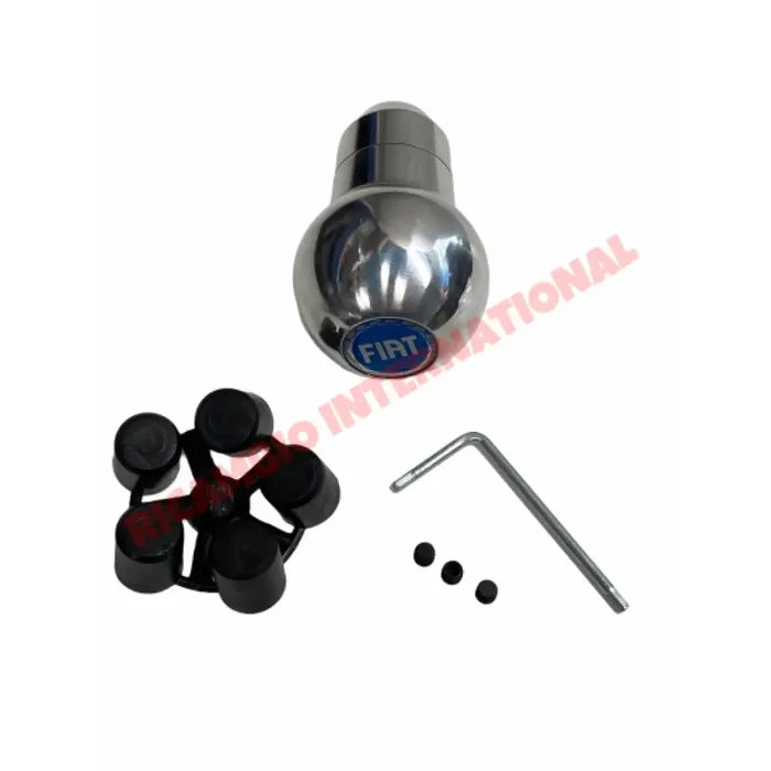 Polished Chrome Fiat Gear Knob - Classic Fiat 500,126,600,850 - Interior Trim