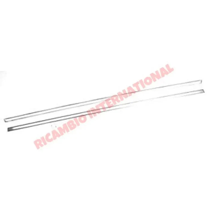 Polished Chrome Sill Moulding Trim Kit (2 piece) - Classic Fiat 500 - Chrome - Aluminium & Exterior Trim Parts