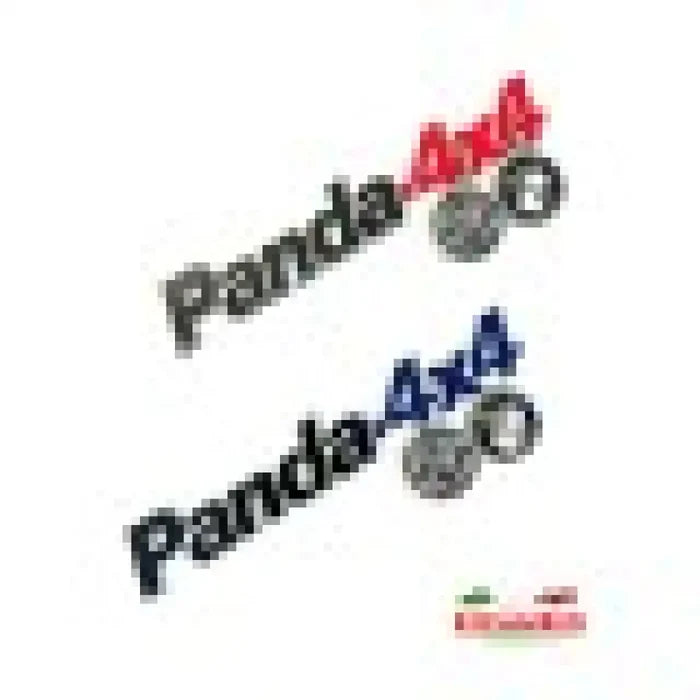 Rear Badge - Classic Fiat Panda 4x4 - BLUE - Badges & Emblems