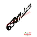 Rear Chrome ’650 Modena’ Badge & Clips - Classic Fiat 500 - Giannini Parts