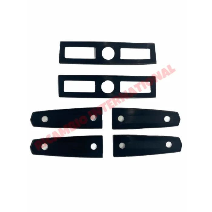 Rear Engine Lid Hinge Rubber Seal Kit (6 piece) - Fiat 850 Spider - Fiat 850 Window - Seals & Trim