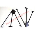 Rear Engine Lid Stay Brackets - Fiat 600 - Body Panels