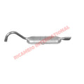 Rear Exhaust - Fiat 124 Spider - Exhaust
