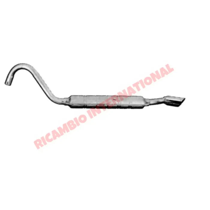 Rear Exhaust - Fiat 124 Sport Coupe - Exhaust