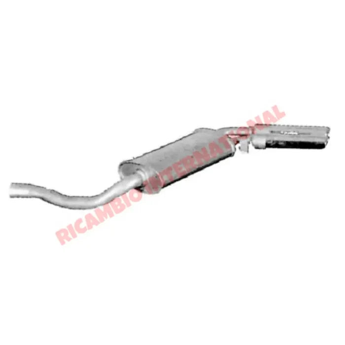 Rear Exhaust TWIN Pipe - Fiat 127 - 127 & 128