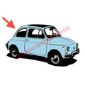 Rear Screen Seal & Chrome Beading - Classic Fiat 500 L - Window Seals & Associated Parts