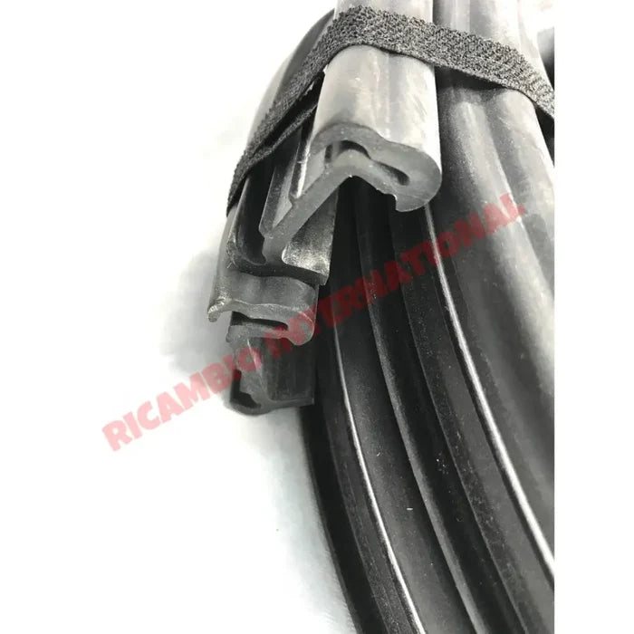 Rear Sliding Side Window External Rubber Seal Kit - Classic Fiat 500 - Window Seals & Associated Parts