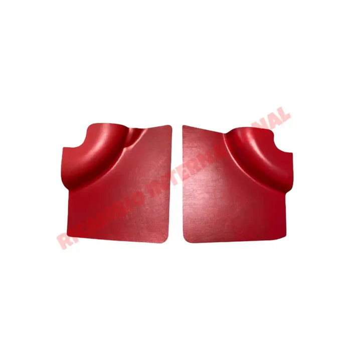 Red Rear Inner Arch Panel Set - Classic Fiat 500 F - Classic Fiat 500 Parts & Spares