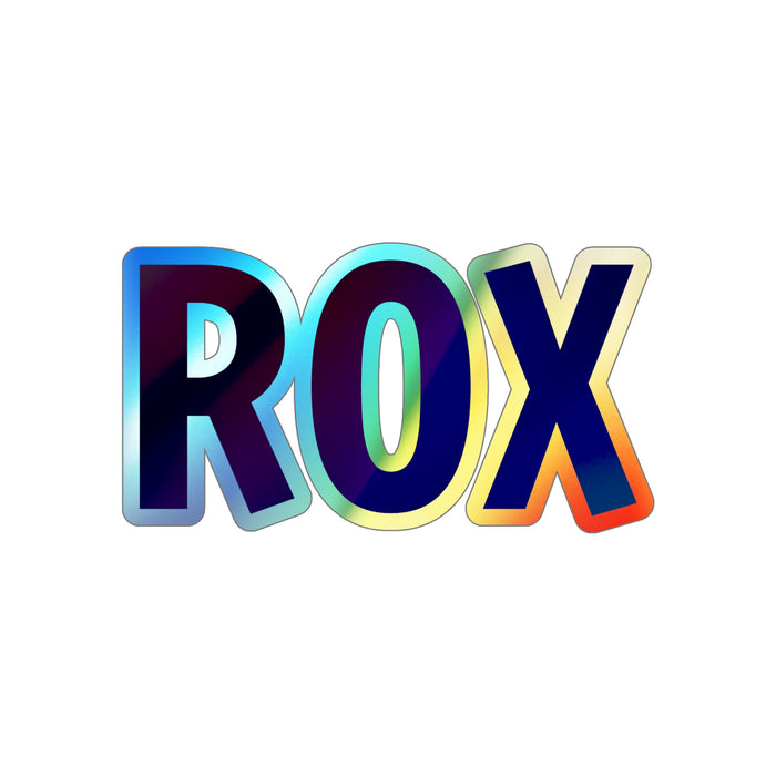 ROX Holographic Die-Cut Stickers