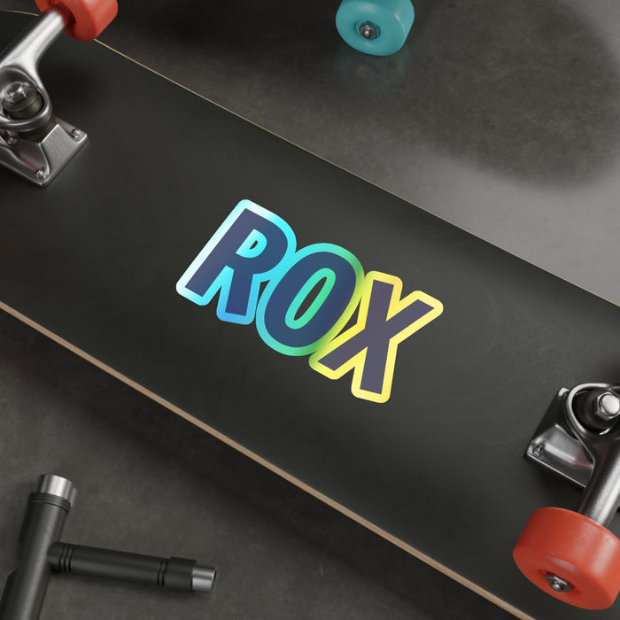 ROX Holographic Die-Cut Stickers