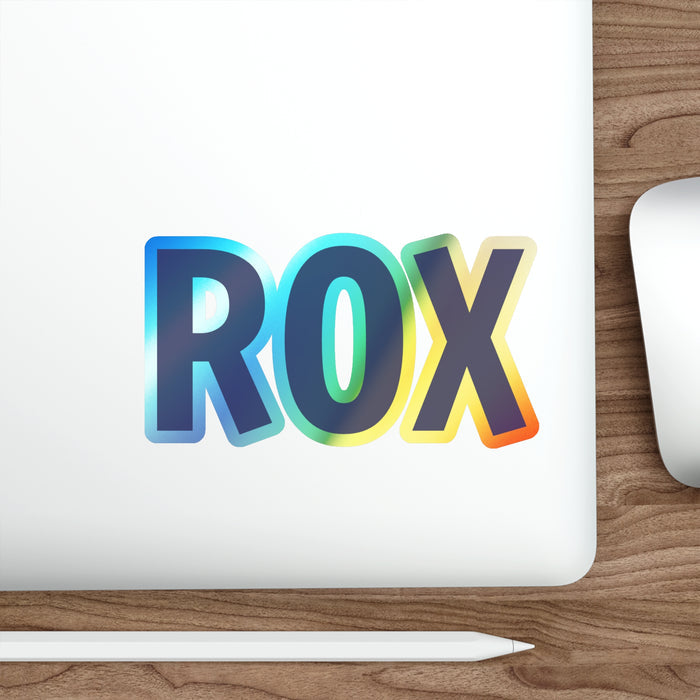 ROX Holographic Die-Cut Stickers