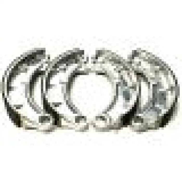Set Aluminium Front Brake Shoes (4) - Fiat 600 Series 1 - DEPOSIT FOR OLD BRAKE SHOES - Brake Parts and Components
