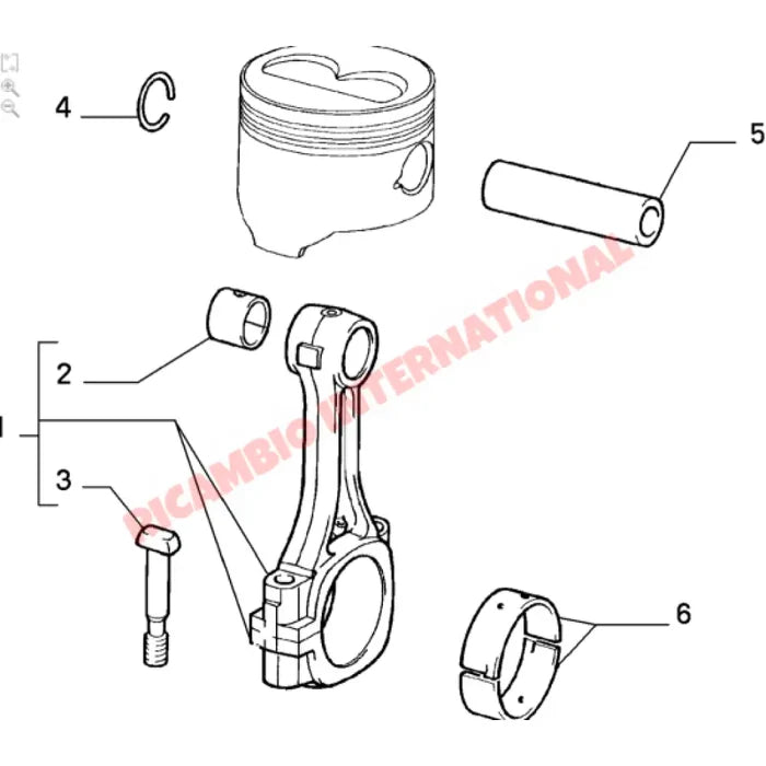 Set Big End Bearings (0.508) - Fiat Tipo,Tempra,Croma Lancia Thema - Mechanical and Engine Parts