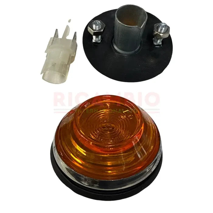 Side Indicator Repeater Lamp (Amber) - Classic Fiat 500 & 600 - Lights - Lamps and Lenses