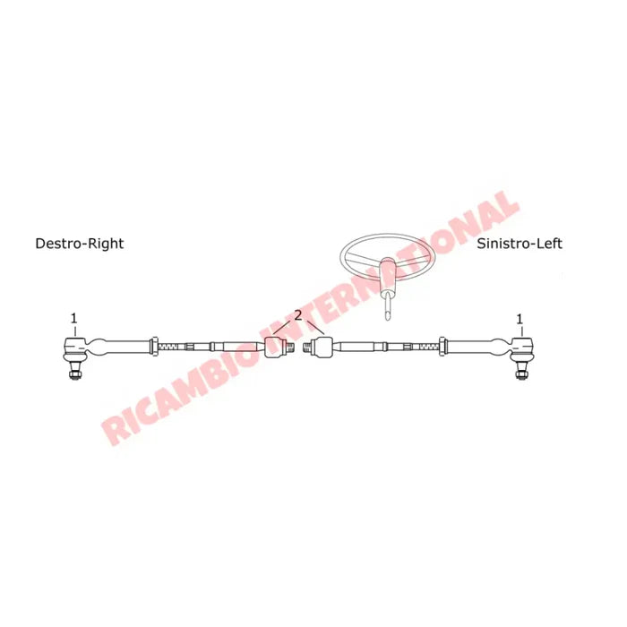 Steering Track Rod - Fiat Barchetta,Punto Mk1 - Steering - Shaft and Suspension