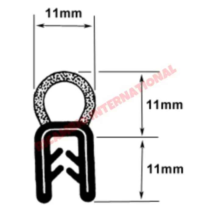 Tailgate Seal - Classic Fiat Panda - Gaskets and Seals