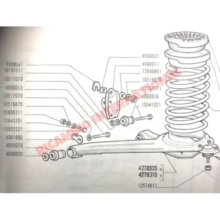 Trailing Arm Bush - Fiat 125,132,Argenta 1100,1300,1500 - Bushes & Silent Blocks