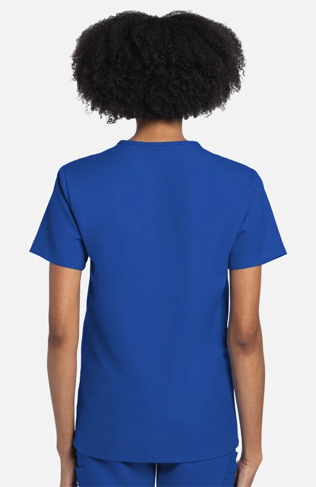 Unisex Scrub Set: V-Neck 1 Pocket Scrub Top & Drawstring 2-Pocket Cargo Scrub Pant