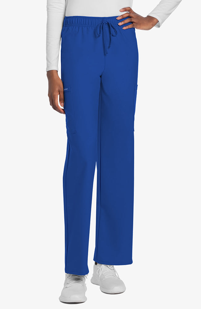 Unisex Scrub Set: V-Neck 1 Pocket Scrub Top & Drawstring 2-Pocket Cargo Scrub Pant