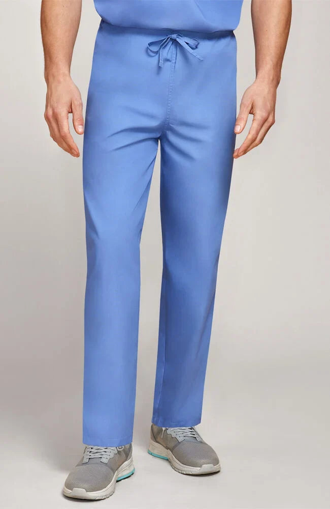 Unisex Scrub Set: V-Neck Top & Drawstring Pant