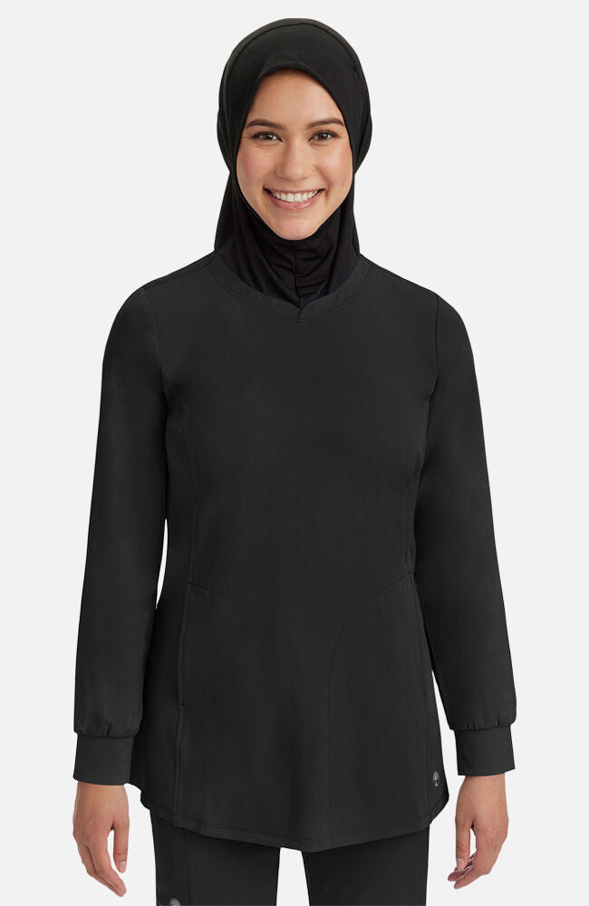 Women's Fatima Solid Scrub Top