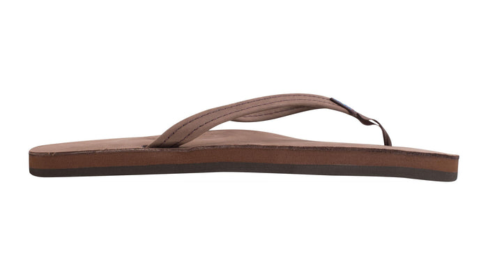 Brown sandal on a white background