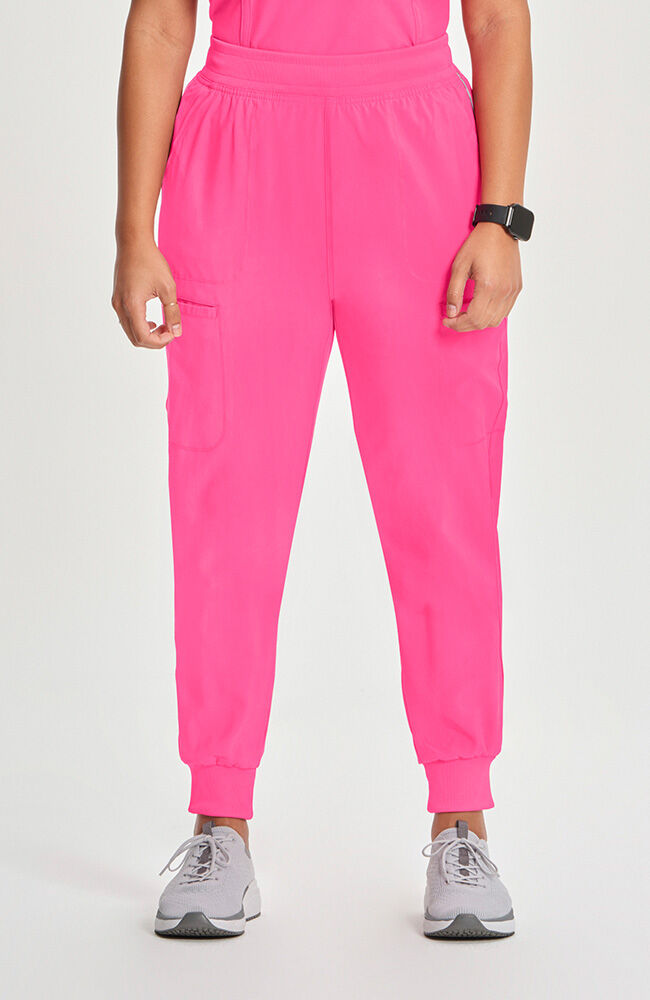 Women's Rib Trim 6-Pocket Jogger Scrub Pant
