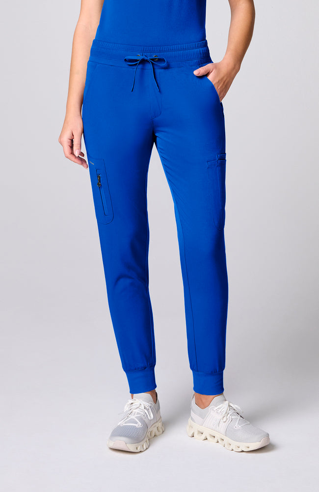 Women's Scrub Set: Haven Mandarin Collar Top & Harmony Jogger Pant