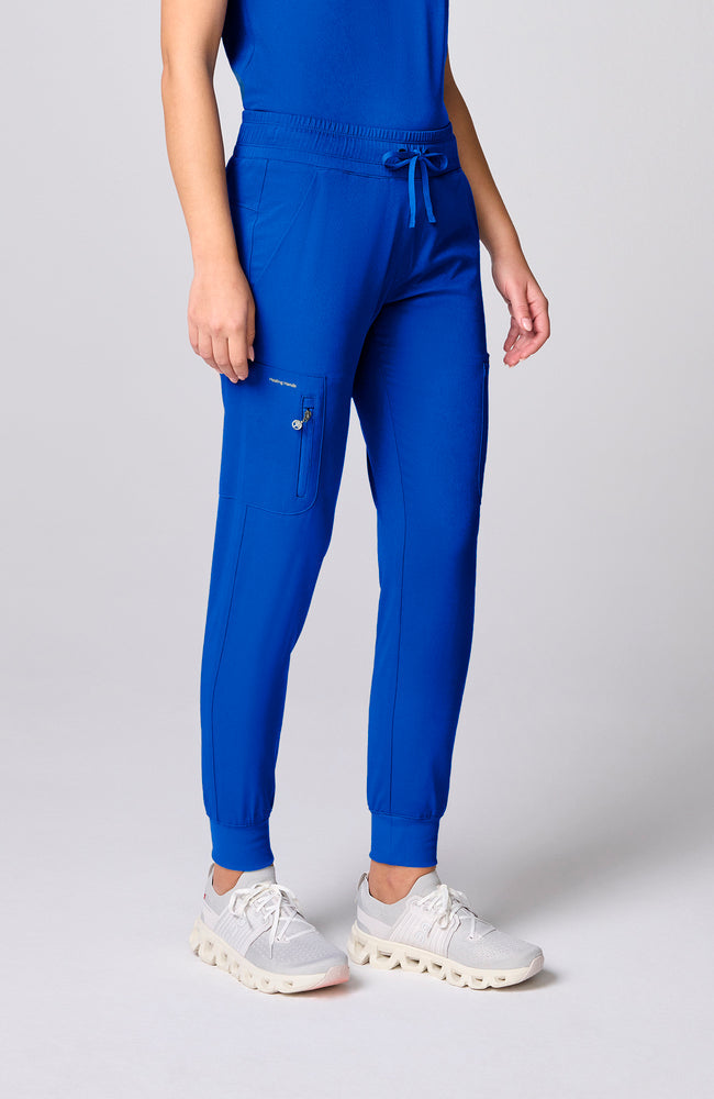Women's Scrub Set: Haven Mandarin Collar Top & Harmony Jogger Pant