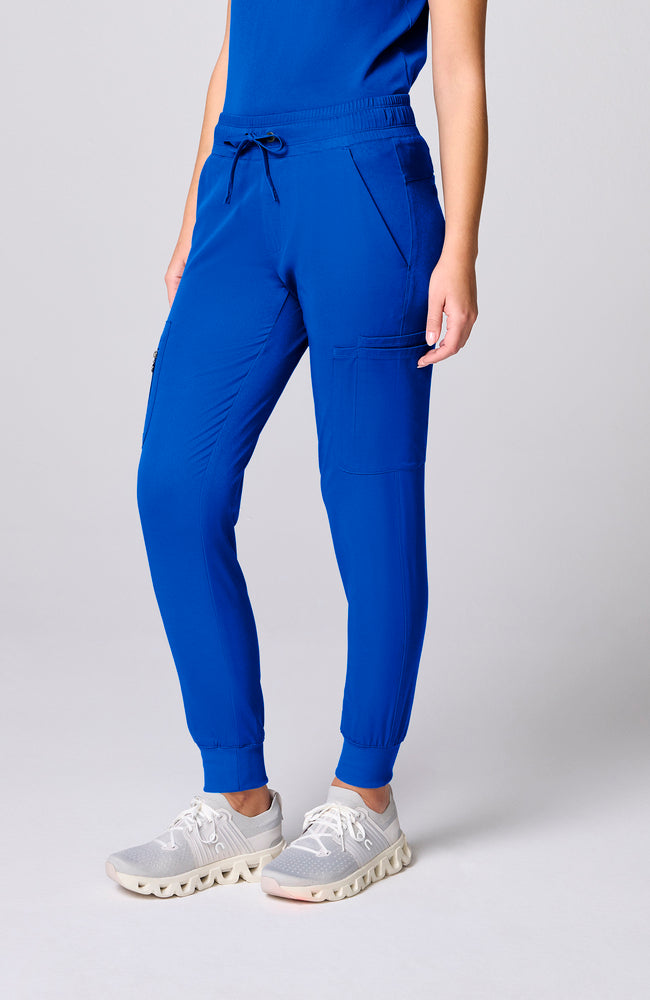 Women's Scrub Set: Haven Mandarin Collar Top & Harmony Jogger Pant
