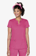 Women's Split Round Neck Scrub Top